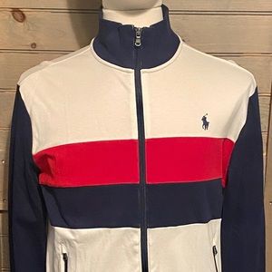 Polo Ralph Lauren Men's Red White & Blue Zip Up Medium (NWT)